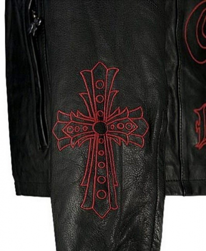 Affliction Cross Leather Jacket original